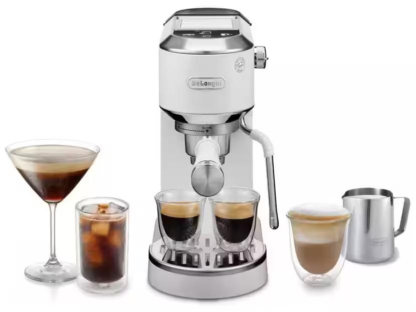 Espressomaskine De’Longhi Dedica EC890.WI – hvid