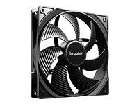 Kabinetventilator be quiet! Pure Wings 3 140 mm PWM - sort (1-pak) billede
