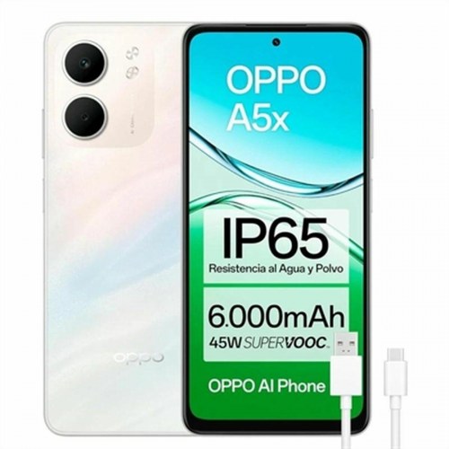 Oppo A5x 6,67" 4/128 GB - Hvid smartphone