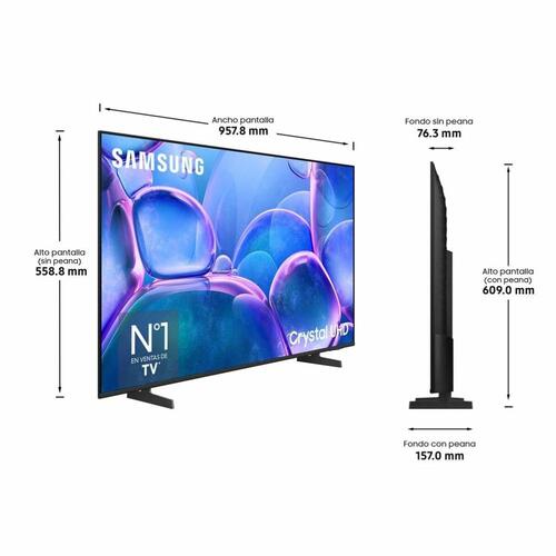 Smart TV Samsung TU43U7005FKX 43 43" 4K Ultra HD LED HDR