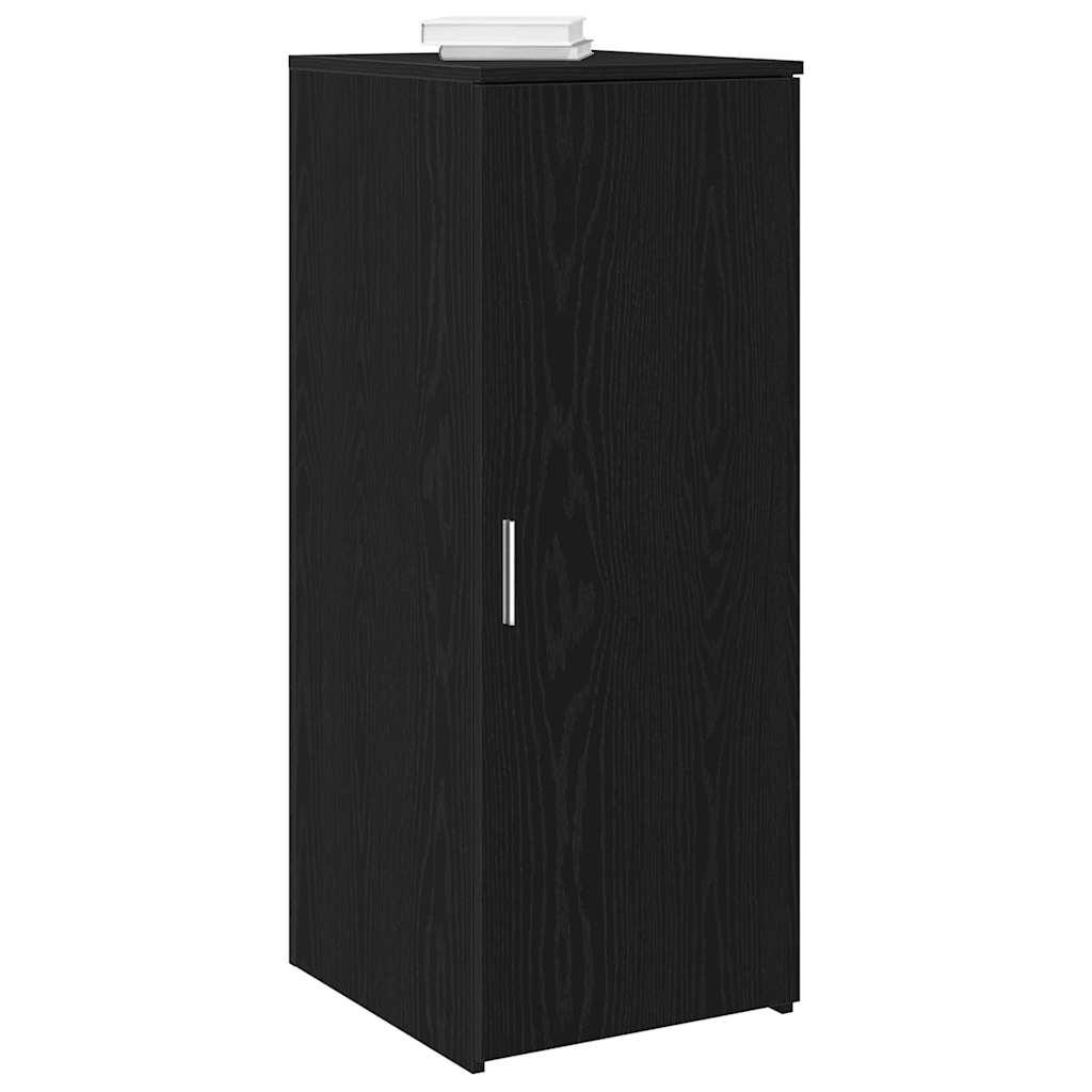 Opbevaringsskab sort 40x45x103,5 cm konstrueret træ