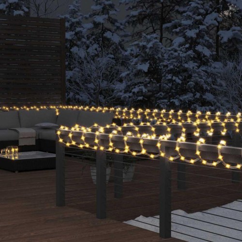 Lyskæde 1200 LED'er 50 m PVC varmt hvidt lys