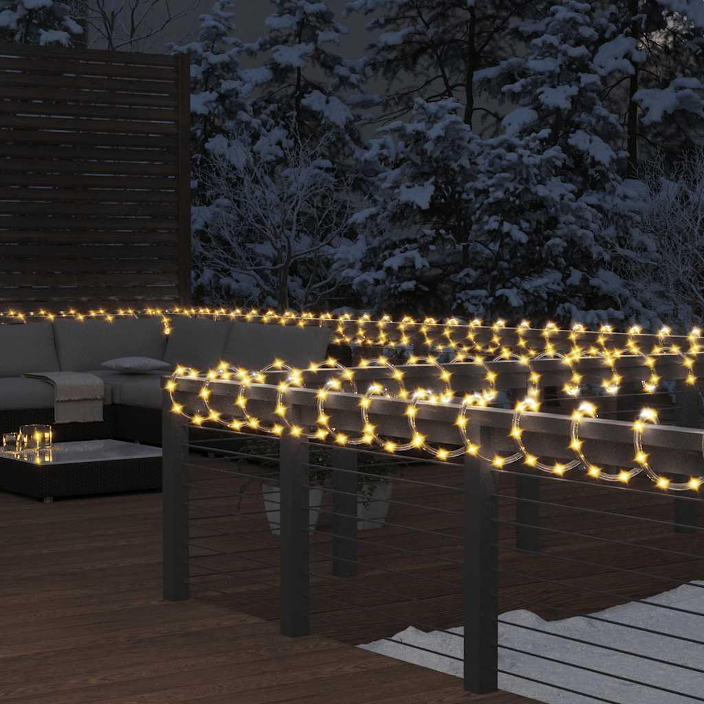 Lyskæde 1200 LED'er 50 m PVC varmt hvidt lys
