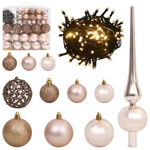 Kunstigt juletræ Grøn 114 x 114 x 210 cm PVC og plastik og stål