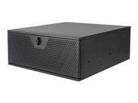 PC kabinet rack 4U - SilverStone RM44 SSI EEB, sort billede
