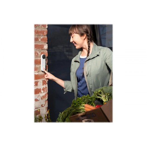 Videodørklokke Google Nest – trådløs, sne (hvid)