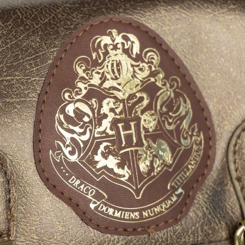 Harry Potter skoletaske - børnerygsæk, brun 22,5 × 22,5 × 7,0 cm