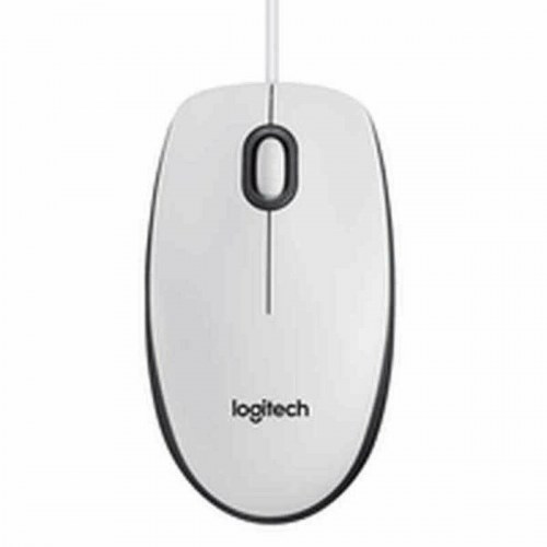Computer mus Logitech optisk, hvid - 910-003360
