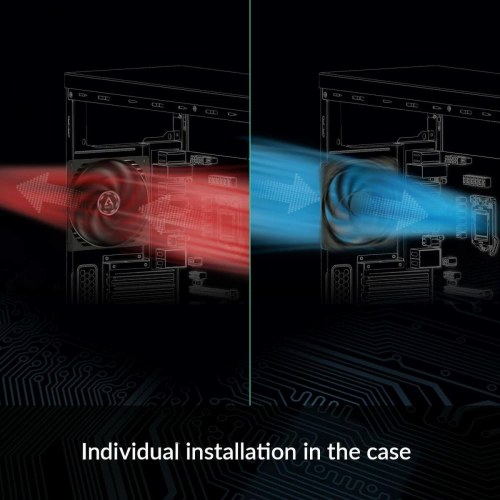 CPU blæser 120 mm Arctic ACFAN00120A - sort