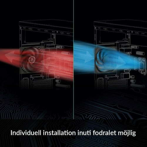 CPU blæser 120 mm Arctic ACFAN00120A - sort