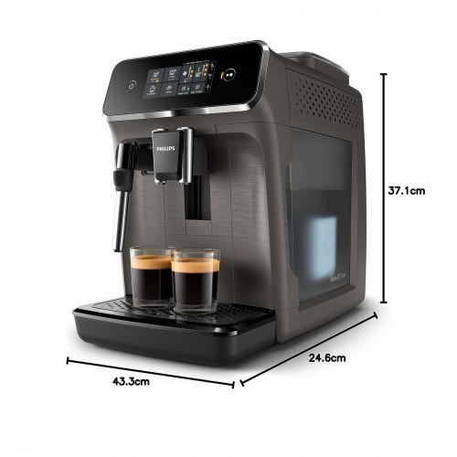 Espressomaskine Philips Series 2200 EP2224/10 - antracit, 1,8 l, 1.500 W