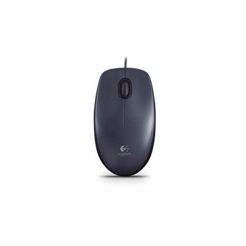 Computer mus Logitech med kabel - sort/grå (910-001793)