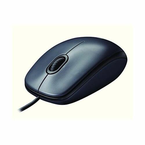 Computer mus Logitech med kabel - sort/grå (910-001793)