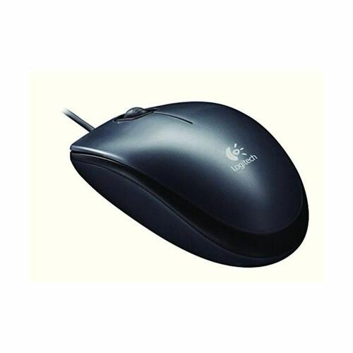 Computer mus Logitech med kabel - sort/grå (910-001793)