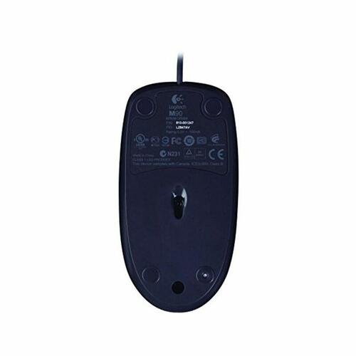 Computer mus Logitech med kabel - sort/grå (910-001793)