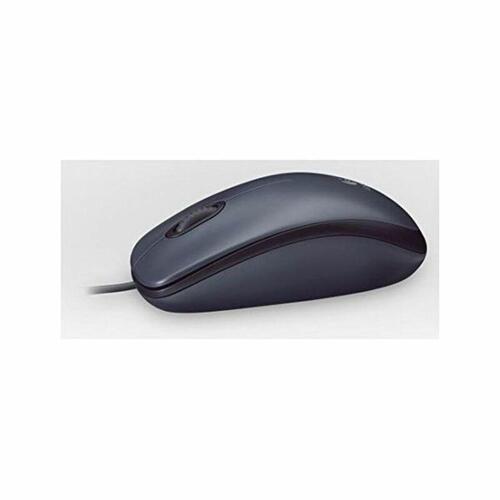 Computer mus Logitech med kabel - sort/grå (910-001793)