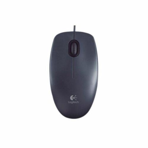 Computer mus Logitech med kabel - sort/grå (910-001793)