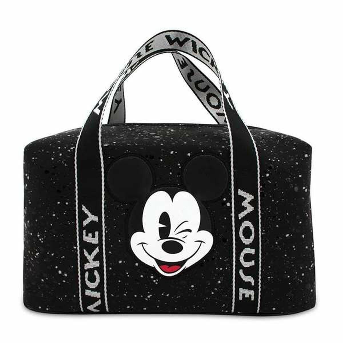 Toilettaske Mickey Mouse Sort Rejsetaske 26 × 15 × 12 Cm