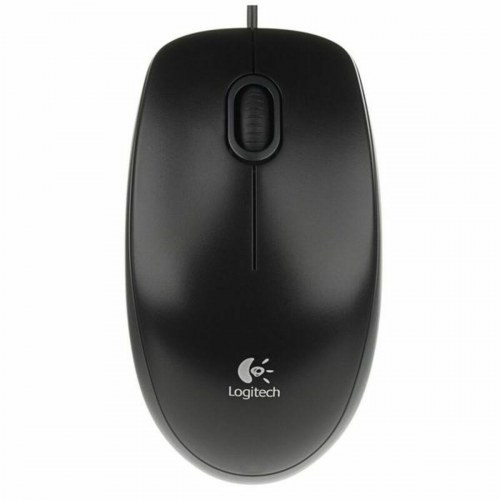 Computer mus Logitech B100 - kablet, sort