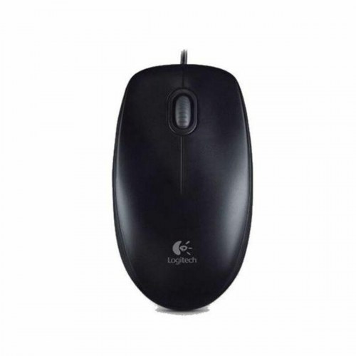 Computer mus Logitech B100 - kablet, sort