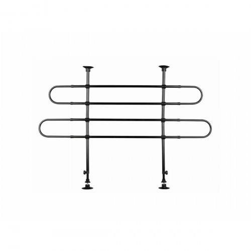 Hundegitter til bil Trixie - sort, justerbart 85-140 × 75-110 cm