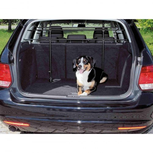Hundegitter til bil Trixie - sort, justerbart 85-140 × 75-110 cm