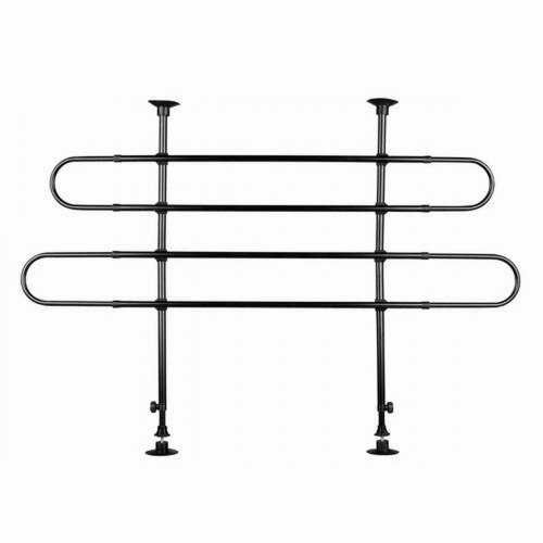 Hundegitter til bil Trixie - sort, justerbart 85-140 × 75-110 cm