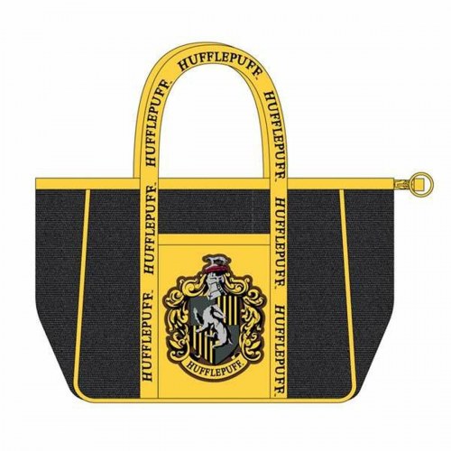 Harry Potter Hufflepuff strandtaske - gul polyester, 62 × 39 × 20 cm