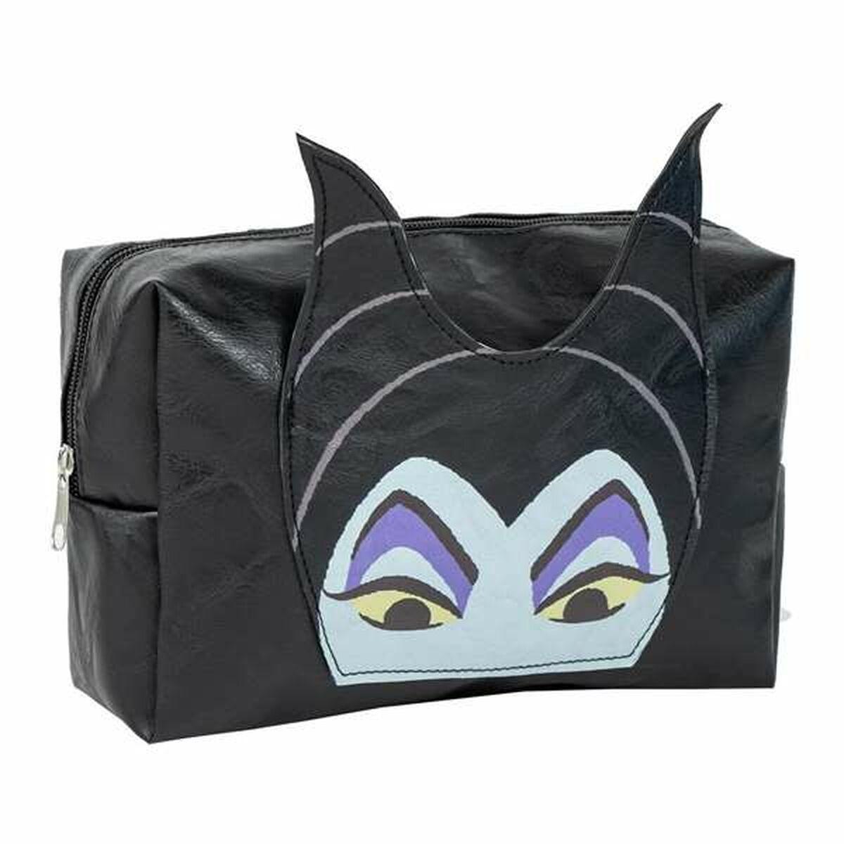 Toilettaske Disney Maleficent Sort Rejsekosmetiktaske