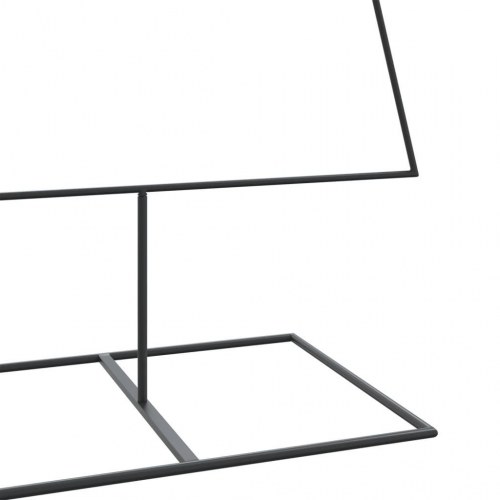 Dekorationstræ 210 cm metal sort