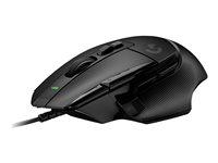 Gaming mus Logitech G502 X, optisk, kablet, sort billede