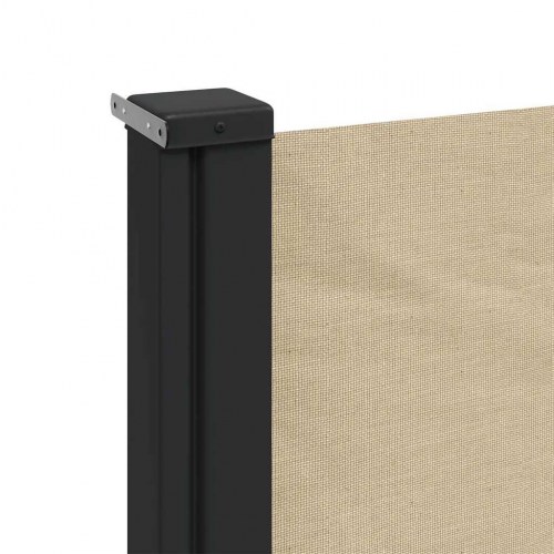 Sammenrullelig sidemarkise 100x500 cm beige