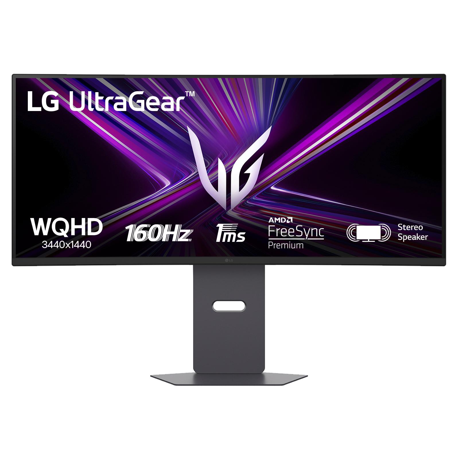 Skærm LG UltraGear 34" buet WQHD 160 Hz (34G600A-B) billede