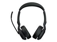 Hovedtelefoner Jabra Evolve2 55 UC Stereo trådløse – sort billede