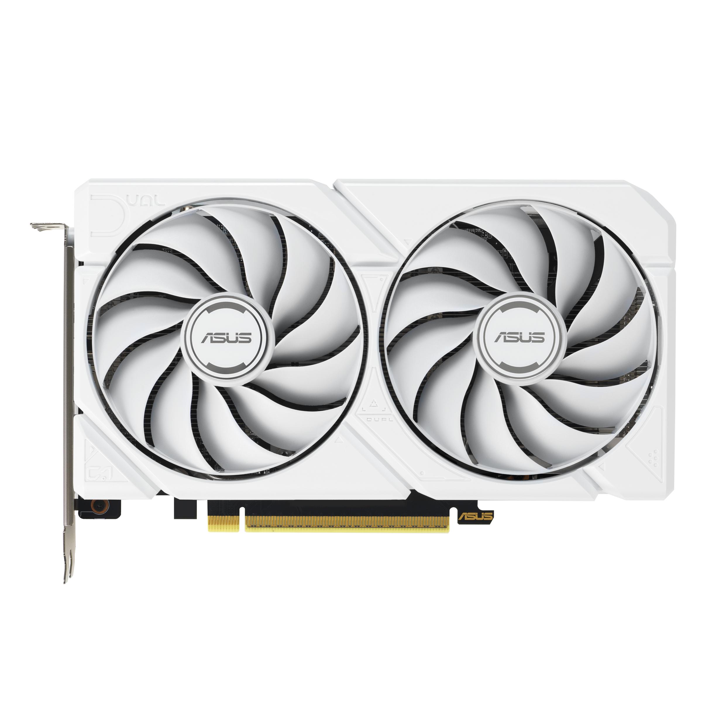 Grafikkort ASUS Dual Radeon RX 9060 XT White 16 GB GDDR6 billede
