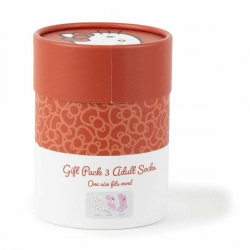 Strømper Hello Kitty dame 3-pak - Multifarvet 36-43