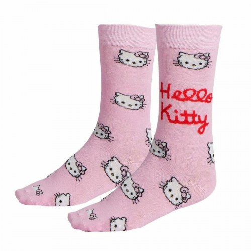 Strømper Hello Kitty dame 3-pak - Multifarvet 36-43