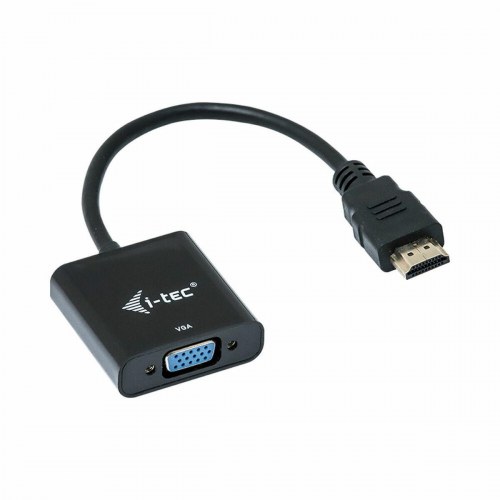 HDMI til VGA adapter i-Tec - sort, 15 cm