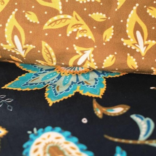 TODAY dynebetræk sæt 240 x 220 cm - 3 dele, sort mønster