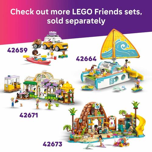LEGO Friends byggesæt - strandsjov (plastik, 5+)