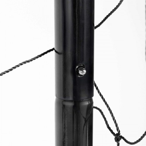 Fodboldmål - Aktive 180 × 12 × 60 cm, sort/rød