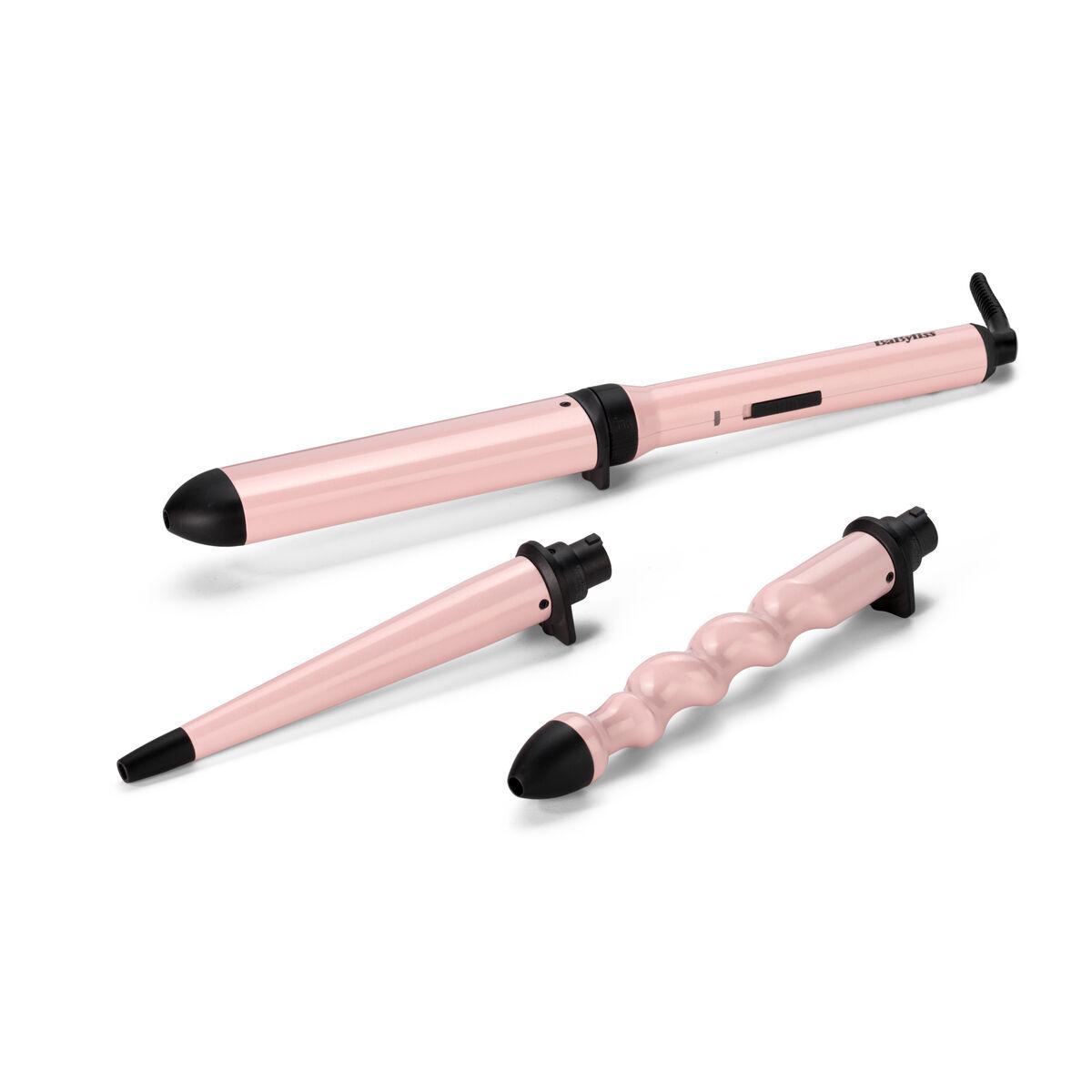 Krøllejern Babyliss Curl and Wave Trio keramisk - pink