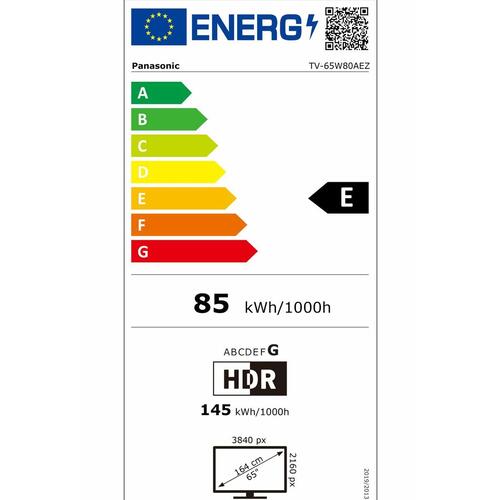 Smart TV Panasonic 65" 4K Ultra HD LED QLED (TV65W80AEZ) (OUTLET A)