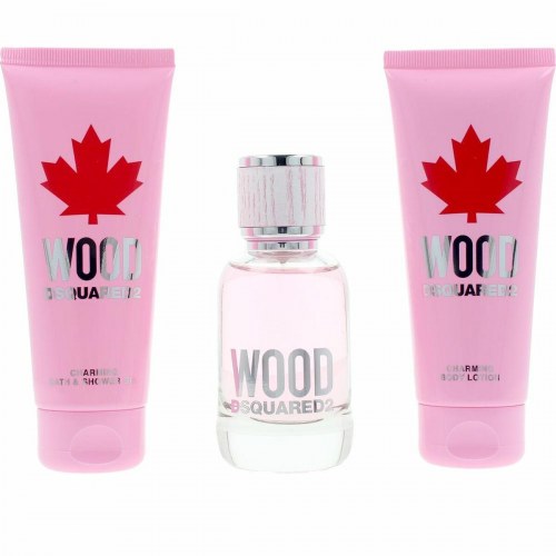Parfumesæt til kvinder Dsquared2 Wood Pour Femme - 3 dele
