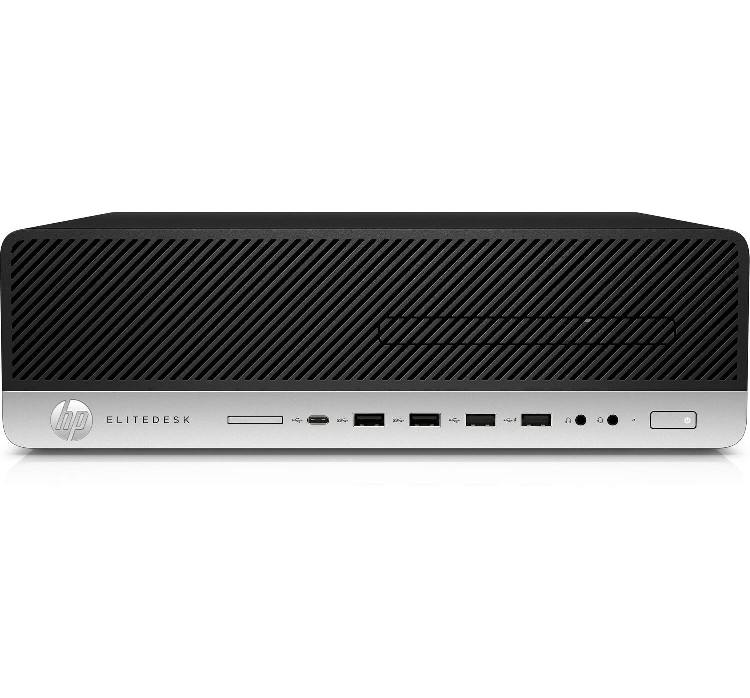 Stationær pc HP EliteDesk 800 G3 Mini – Core i5-6500, 16 GB RAM, 240 GB SSD, Windows 10 (RENOVERET)