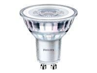 LED pære Philips GU10 spot 4,6 W 355 lm 2700K – varmt hvidt lys (klasse F)