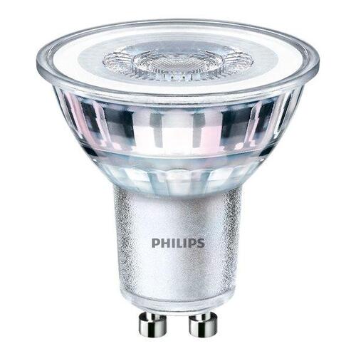 LED pære Philips GU10 spot 4,6 W 355 lm 2700K – varmt hvidt lys (klasse F)