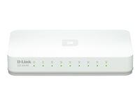 Netværksswitch D‑Link GO‑SW‑8E – 8‑porte Fast Ethernet (10/100)