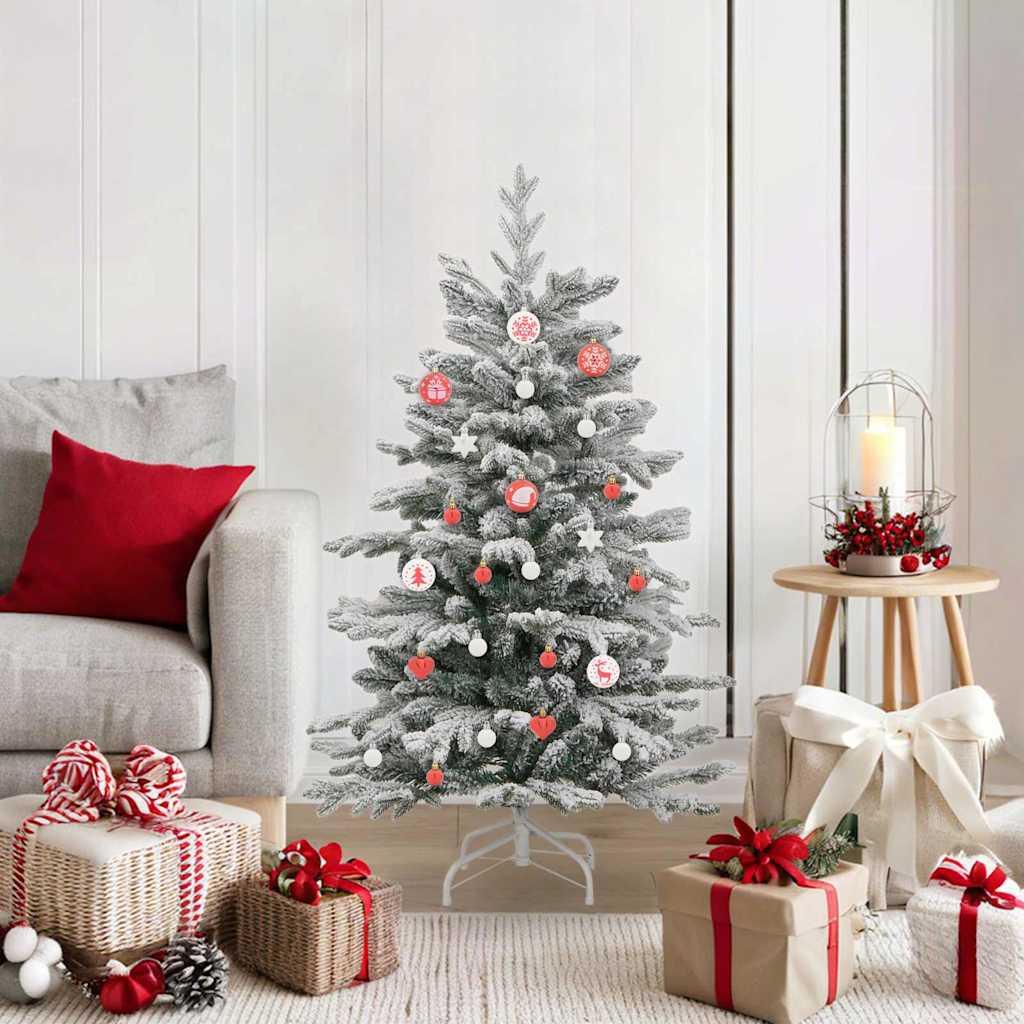 Jule KuglesÃ¦t 40 stk RÃ¸d og Hvid