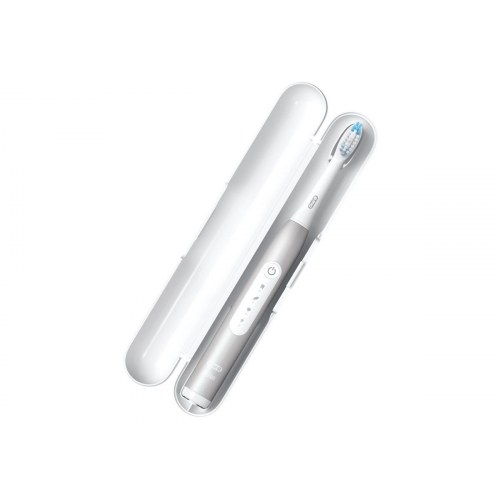 Elektrisk tandbørste Oral‑B Pulsonic Slim Luxe 4500 - sølv/hvid
